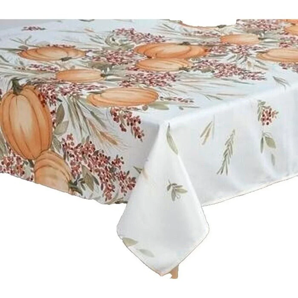 1 Printed Fabric Tablecloth, 60